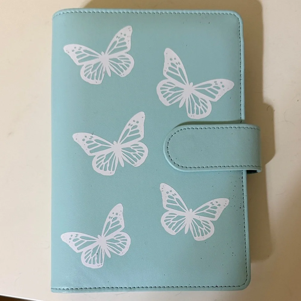 Budget planner Light Blue Butterfly